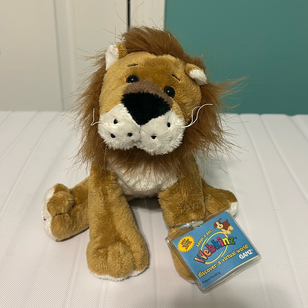 Webkinz Caramel Lion with Sealed, Unused Code